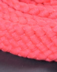 HILASON 7 Ft Braided Flat Cotton Roping Rein