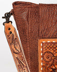 American Darling ADBGZ265A Large Crossbody Hand Tooled Genuine Leather Women Bag Western Handbag Purse