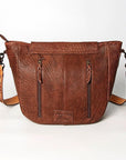 American Darling ADBGZ265A Large Crossbody Hand Tooled Genuine Leather Women Bag Western Handbag Purse