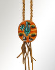 American Darling ADJWM101B Hand Painted Braided Genuine Leather Jewelry Necklace