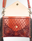 American Darling ADBGK104 Envelope Hand Tooled Genuine Leather Women Bag Western Handbag Purse