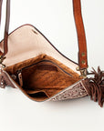 American Darling ADBGK105 Crossbody Hand Tooled Genuine Leather Women Bag Western Handbag Purse