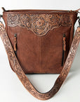 American Darling ADBGK110 Large Crossbody Hand Tooled Saddle Blanket Genuine Leather Women Bag Western Handbag Purse