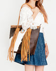 American Darling Tote Hair On Genuine Leather Women Bag Western Handbag Purse