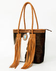 American Darling Tote Hair On Genuine Leather Women Bag Western Handbag Purse