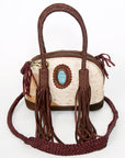American Darling Tote Hair On Genuine Leather Women Bag Western Handbag Purse