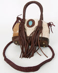 American Darling Tote Hair On Genuine Leather Women Bag Western Handbag Purse