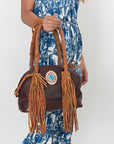American Darling Tote Hair On Genuine Leather Women Bag Western Handbag Purse