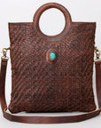 American Darling ADBGM154 Tote Genuine Leather Women Bag Western Handbag Purse