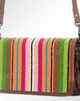 American Darling Organiser Saddle Blanket Genuine Leather Women Bag Western Handbag Purse