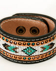 American Darling ADBRF143 Full Grain Genuine Leather Bracelet women