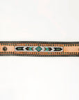 American Darling ADBRF143 Full Grain Genuine Leather Bracelet women