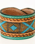 American Darling ADBRF144 Full Grain Genuine Leather Bracelet women