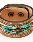 American Darling ADBRF145 Full Grain Genuine Leather Bracelet women