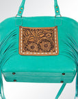 ADBG662 American Darling Hand Tooled Genuine Leather Women Bag Western Handbag Purse