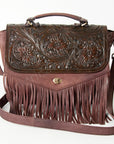 ADBGI158 American Darling Hand Tooled Genuine Leather Women Bag Western Handbag Purse