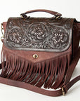 ADBGI158 American Darling Hand Tooled Genuine Leather Women Bag Western Handbag Purse