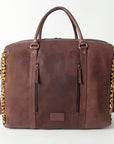American Darling ADBGI160 Duffel Hair-On Genuine Leather Women Bag Western Handbag Purse