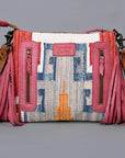 American Darling ADBGZ374 Crossbody Saddle Blanket Genuine Leather Women Bag Western Handbag Purse