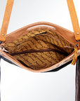 American Darling Clutch Hand Tooled Saddle Blanket Fabric Genuine Leather Western Women Bag Handbag Purse | Purses for Cute
