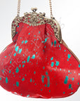 American Darling Hair On Genuine Leather Women Bag Western Handbag Purse