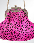 American Darling Hair On Genuine Leather Women Bag Western Handbag Purse