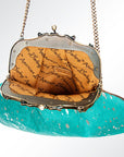 American Darling Hair On Genuine Leather Women Bag Western Handbag Purse
