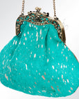 American Darling Hair On Genuine Leather Women Bag Western Handbag Purse