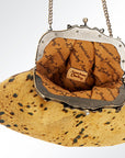 American Darling Hair On Genuine Leather Women Bag Western Handbag Purse
