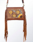 American Darling ADBGA154 Crossbody Hand Tooled Genuine Leather Women Bag Western Handbag Purse