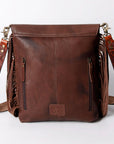 American Darling Large Crossbody Hand Tooled Genuine Leather Women Bag Western Handbag Purse