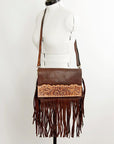 American Darling ADBGA167 Crossbody Hand Tooled Genuine Leather Women Bag Western Handbag Purse