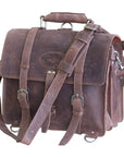 Glanor Bag Buffalo Leather Hand Bag Briefcase Backpack Laptop