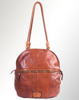 Spaghetti Western Swc130Cg Tote Vintage Handmade Drum Dyed Genuine European Cowhide Leather Women Bag Western Handbag Purse