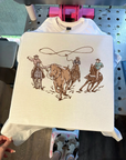 Vintage Cowboys Tee or Crewneck