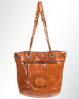 Spaghetti Western Swc138Atan Hobo Vintage Handmade Drum Dyed Genuine European Cowhide Leather Women Bag Western Handbag Purse