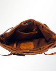 Spaghetti Western Swc138Atan Hobo Vintage Handmade Drum Dyed Genuine European Cowhide Leather Women Bag Western Handbag Purse