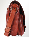 Spaghetti Western Swc157Acg Cross Body I Vintage Handmade Drum Dyed Genuine European Cowhide Leather Women Bag Western Handbag Purse