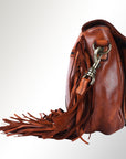 Spaghetti Western Swc164Atan Cross Body I Vintage Handmade Drum Dyed Genuine European Cowhide Leather Women Bag Western Handbag Purse