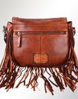 Spaghetti Western Swc164Atan Cross Body I Vintage Handmade Drum Dyed Genuine European Cowhide Leather Women Bag Western Handbag Purse