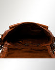 Spaghetti Western Swc164Bcg Cross Body I Vintage Handmade Drum Dyed Genuine European Cowhide Leather Women Bag Western Handbag Purse