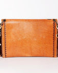 American Darling ADBGA168 Clutch Hand Tooled Genuine Leather Women Bag Western Handbag Purse