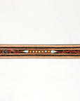 American Darling ADBRF150 Hand tooled carved Genuine Leather Bracelet women