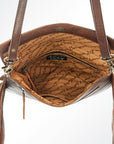 American Darling ADBGA176 Clutch Hand Tooled Genuine Leather Women Bag Western Handbag Purse
