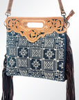 GIBGX158 American Darling Hand Tooled Genuine Leather Women Bag Western Handbag Purse