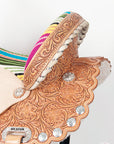 Flex Tree Western Horse Saddle American Leather Trail Barrel By Hilason