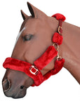Large Medium Small Hilason Comfort Fleece Nylon Horse Halter