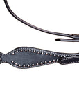 HILASON Western HorseConcho American Leather Headstall