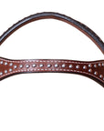 HILASON Western HorseConcho American Leather Headstall