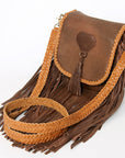 American Darling ADBGD134 Crossbody Genuine Leather Women Bag Western Handbag Purse